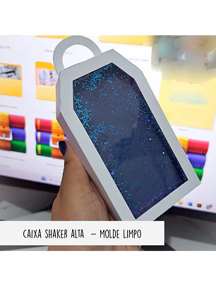 Molde Limpo Caixa Shaker Alta