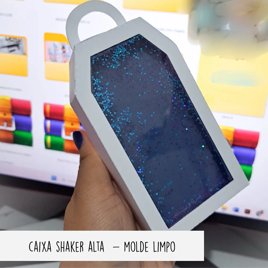 Molde Limpo Caixa Shaker Alta 1