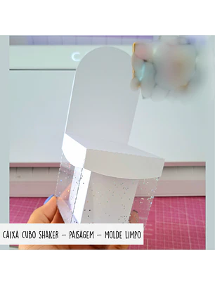 Molde Limpo Caixa Cubo Shaker - Cenário