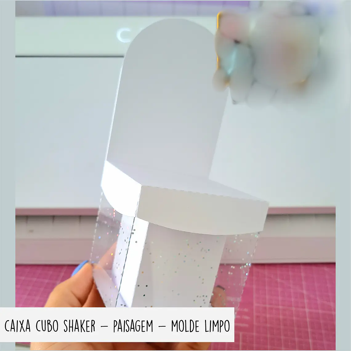 Molde Limpo Caixa Cubo Shaker - Cenário 1