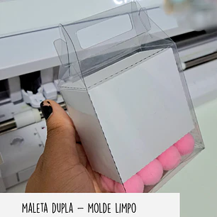 Molde Limpo Maleta Dupla