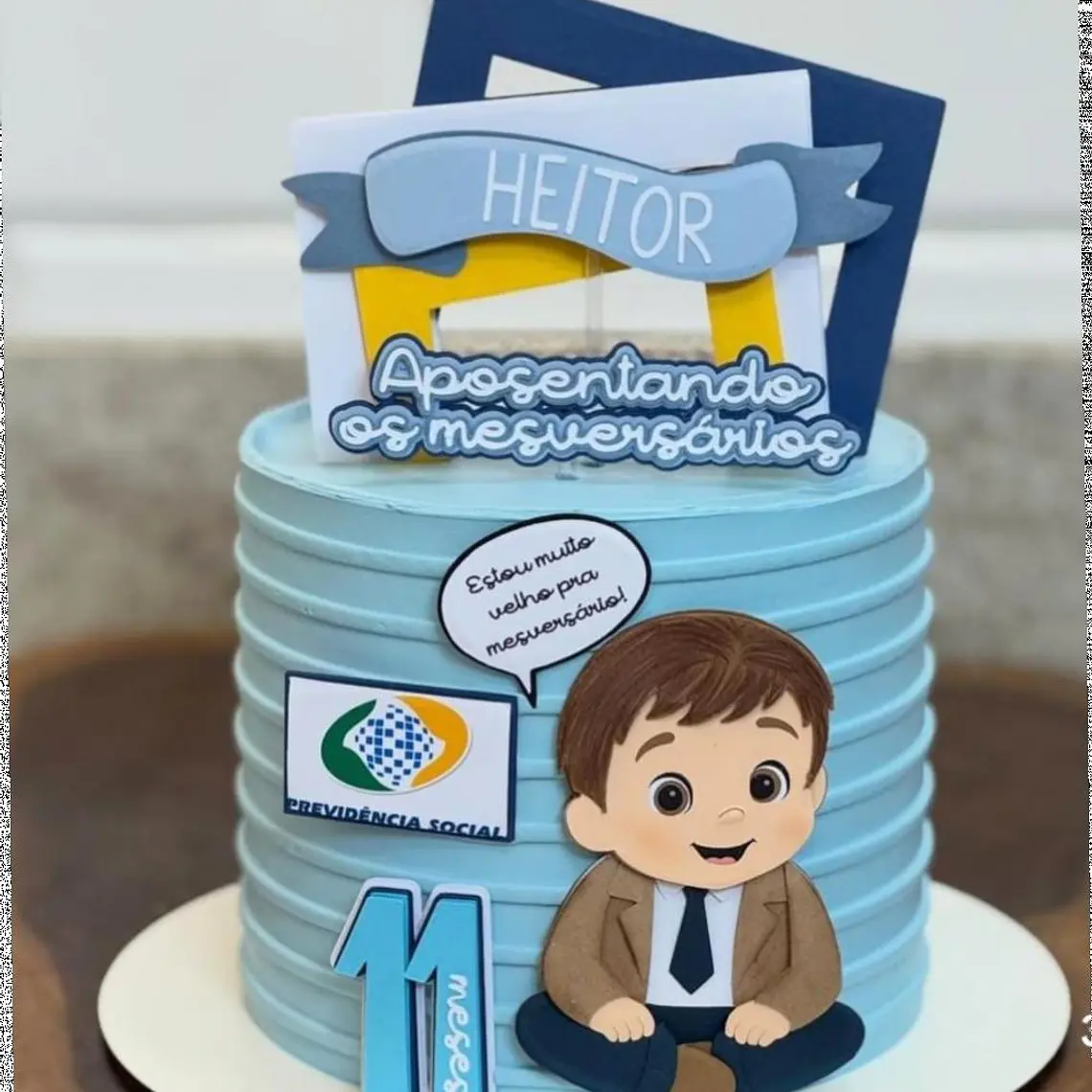 Arquivo Topo de Bolo Aposentadoria Mesversário 1