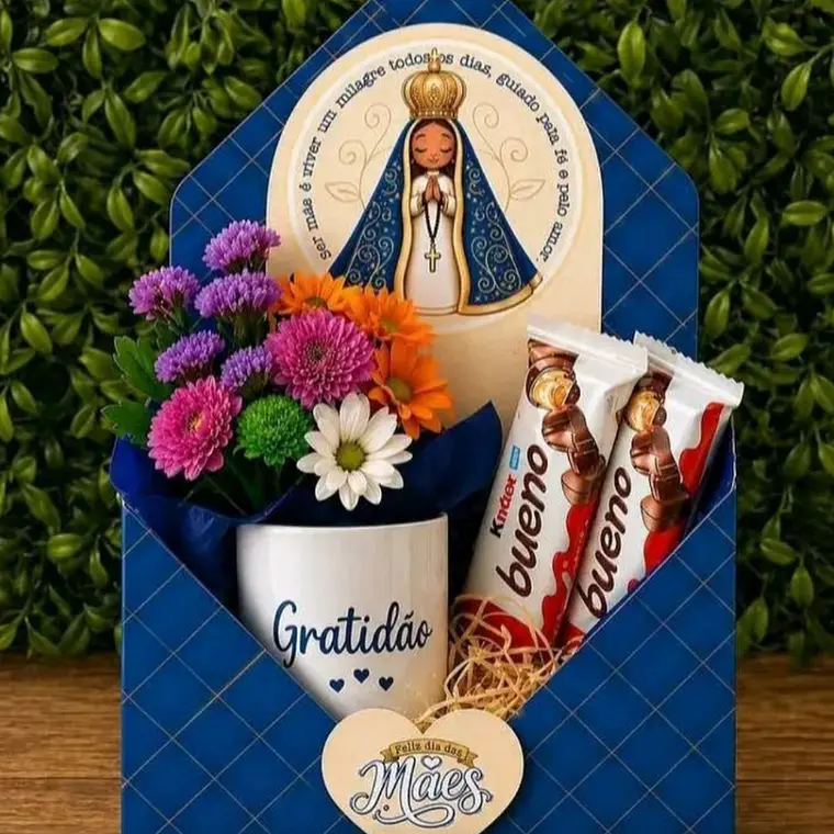 Arquivo Digital Caixa Envelope Nossa Senhora - Dia das Mães 1