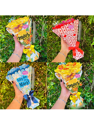 Arquivo de Corte Buquê de Bombons Dia das Mães