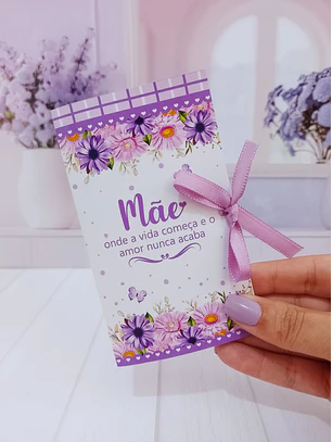 Arquivo Porta Chaveiro c/ foto Dia das Mães