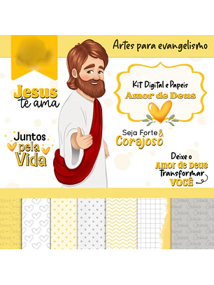 Kit Digital Amor de Jesus