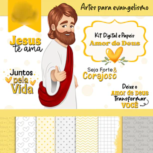 Kit Digital Amor de Jesus