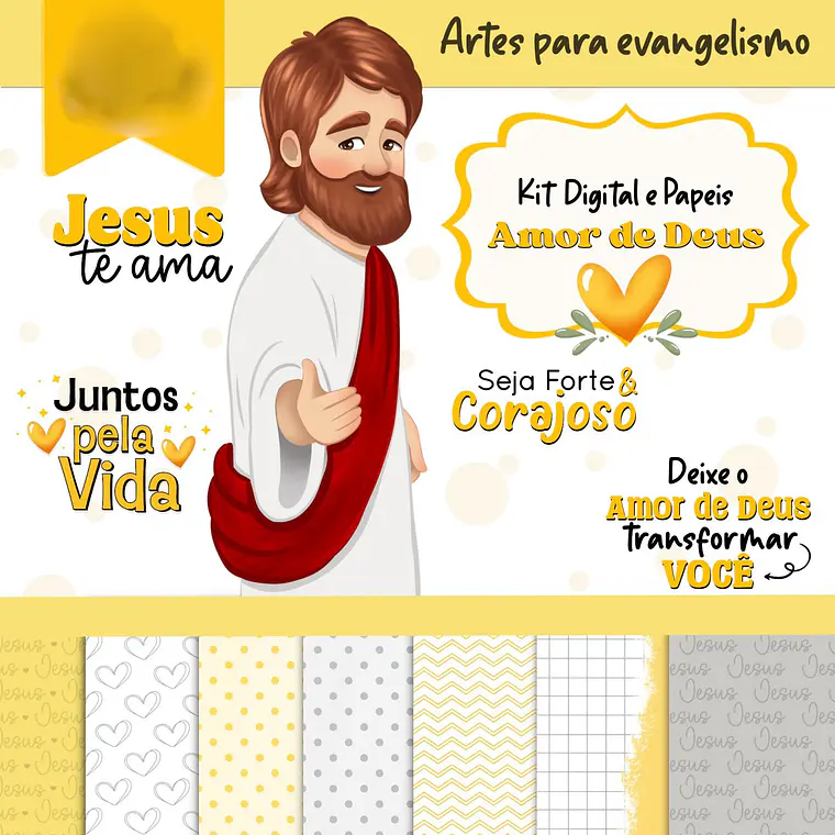 Kit Digital Amor de Jesus 1