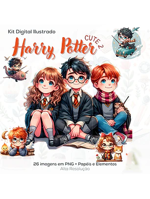 Kit Digital HP Cute