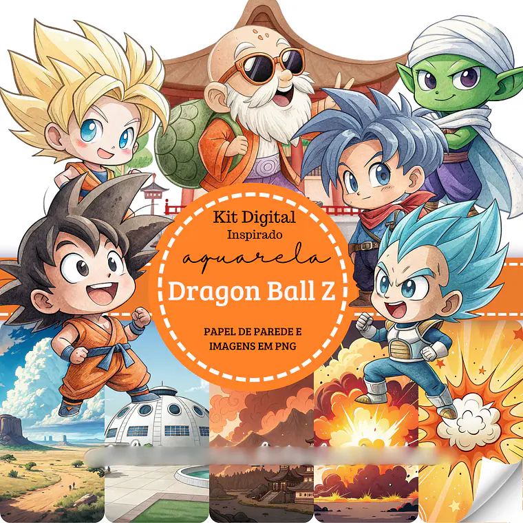 Kit Digital Dragon Ball Z 1