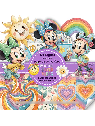 Kit Digital Minnie Good Vibes