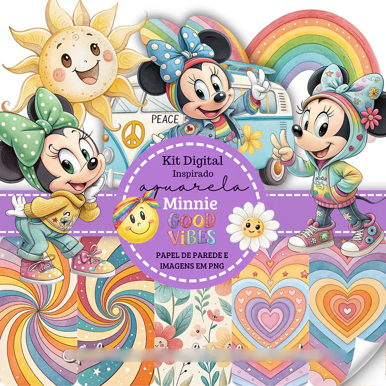 Kit Digital Minnie Good Vibes 1