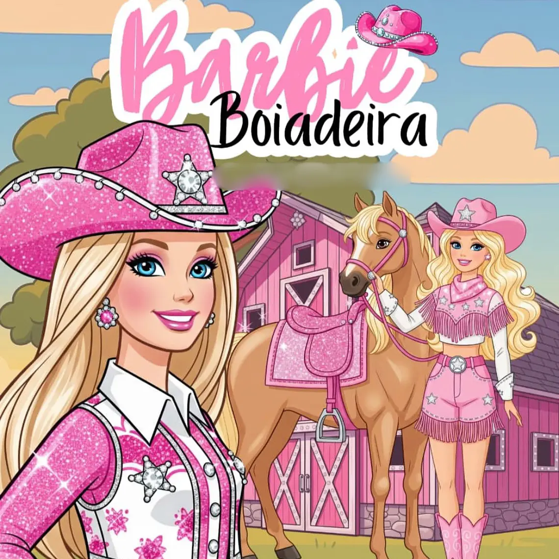 Kit Digital Barbie Boiadeira 1