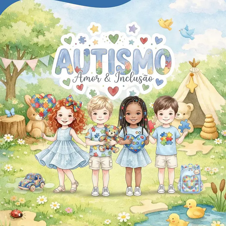 Kit Digital Autismo Amor e Inclusão  1