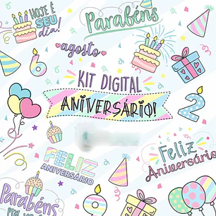 Kit Digital Aniversário