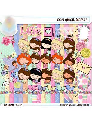 Kit Digital Mãe com Amor 