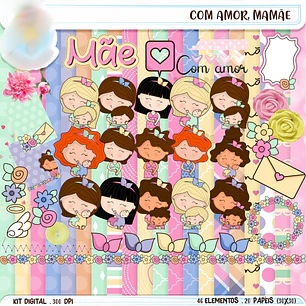 Kit Digital Mãe com Amor 
