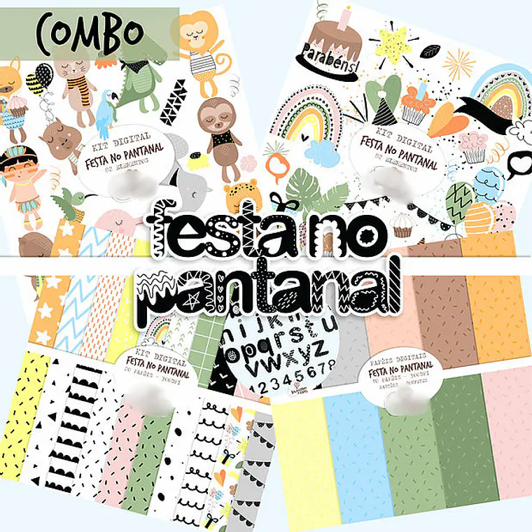 Combo Kits Digitais Festa no Pantanal 1
