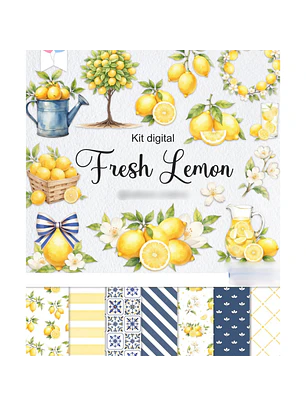 Kit Digital Fresh Lemon Limão 