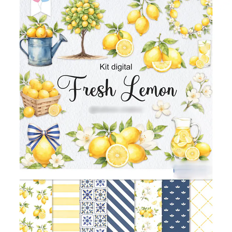 Kit Digital Fresh Lemon Limão  1