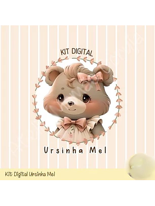 Kit Digital Ursinha Mel 