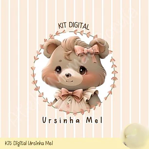 Kit Digital Ursinha Mel 