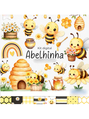 Kit Digital Abelhinha