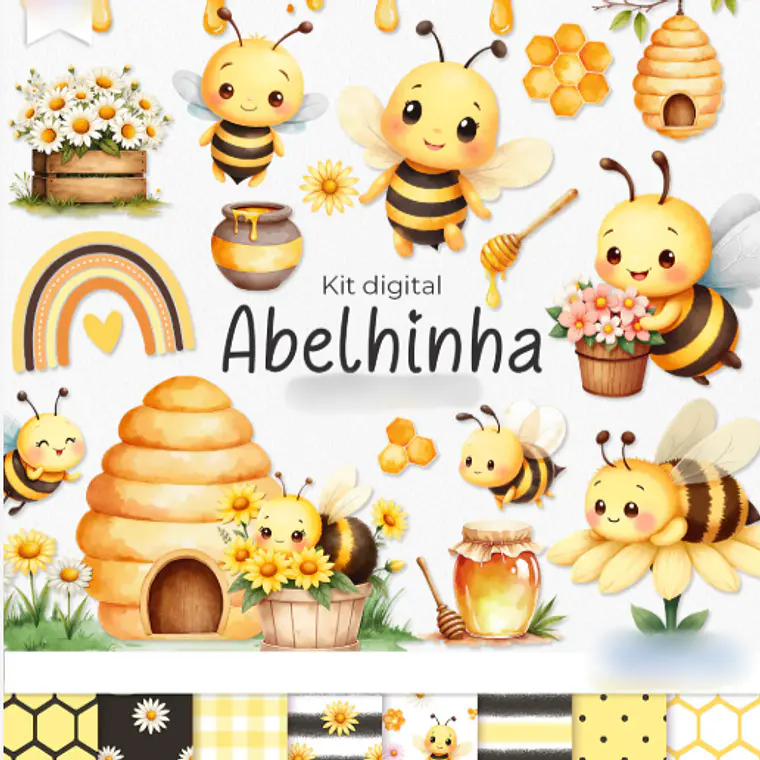 Kit Digital Abelhinha 1