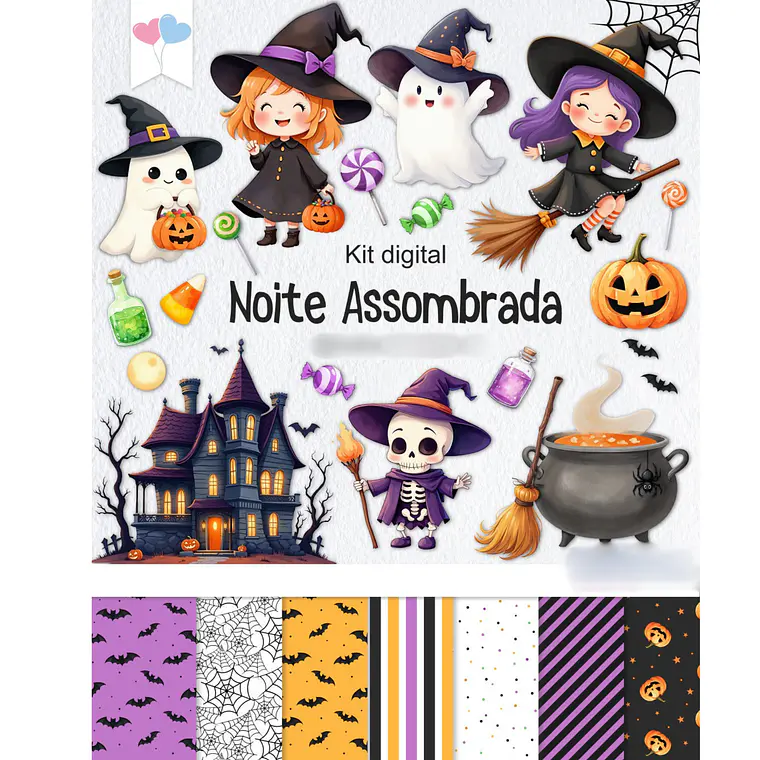 Kit Digital Noite Assombrada Hallowen 1