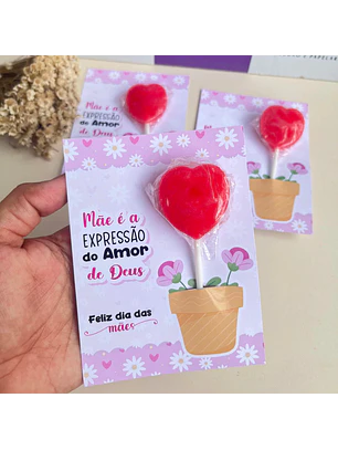 Arquivo Card Para Pirulito Dia das Mães