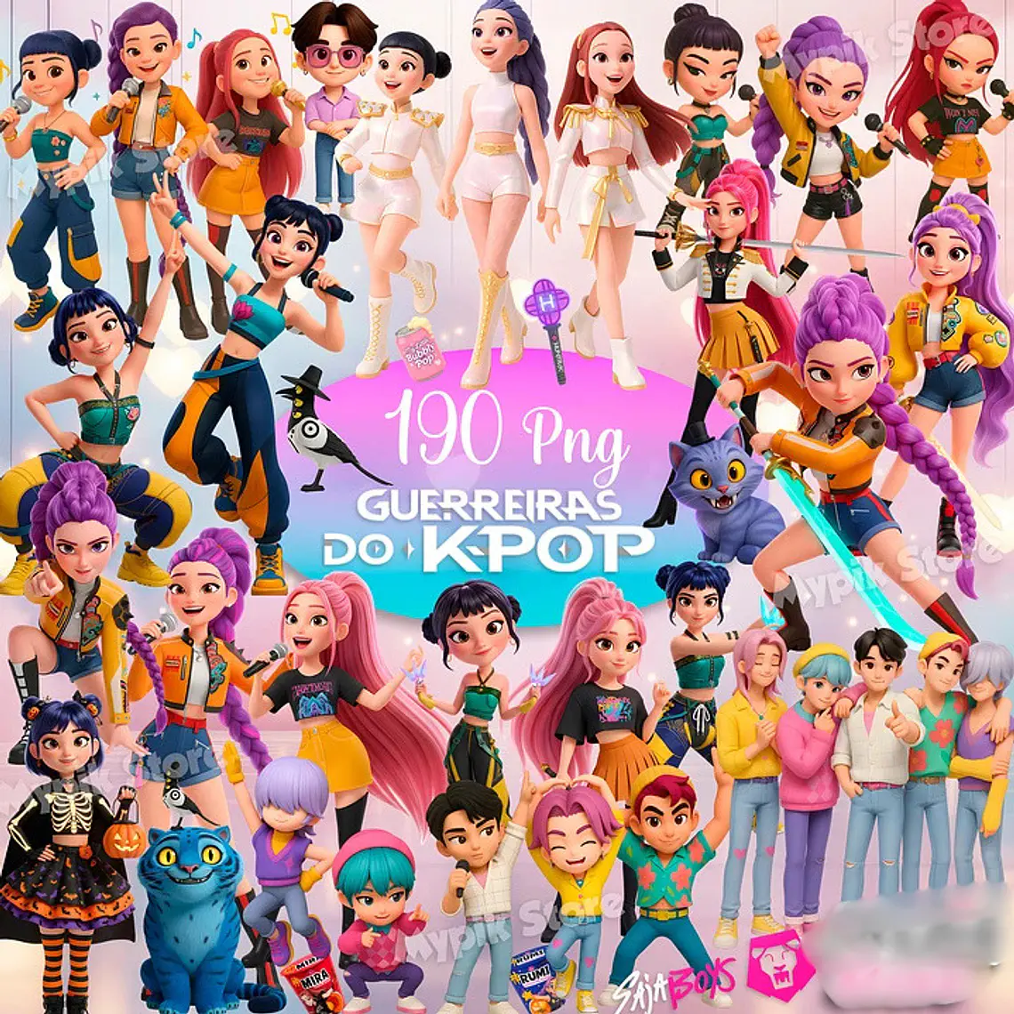 Kit Digital Guerreiras do K-pop 1