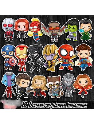 Kit Digital Vingadores Cute