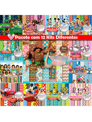 Combo 12 kits Digitais 