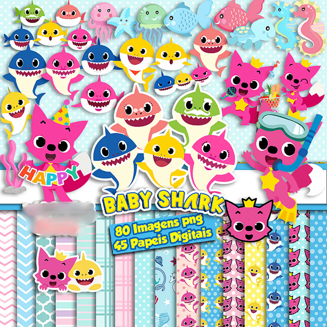 Kit Digital Baby Shark 1