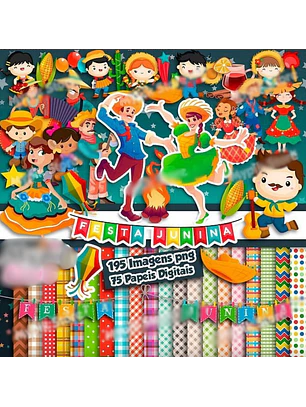 Kit Digital Festa Junina