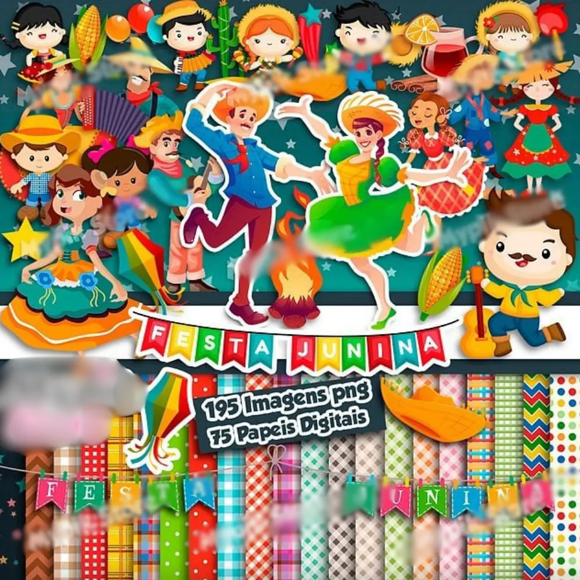 Kit Digital Festa Junina 1
