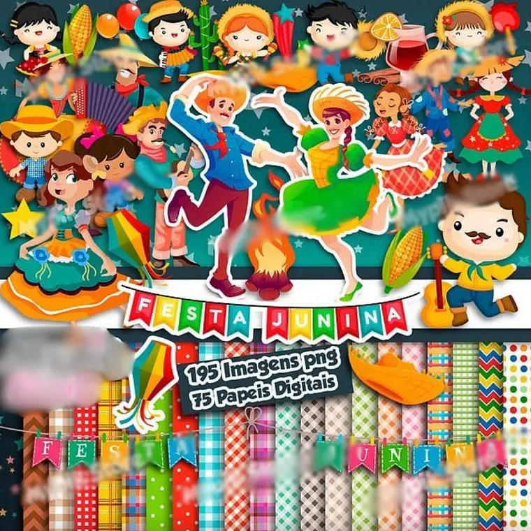 Kit Digital Festa Junina 1