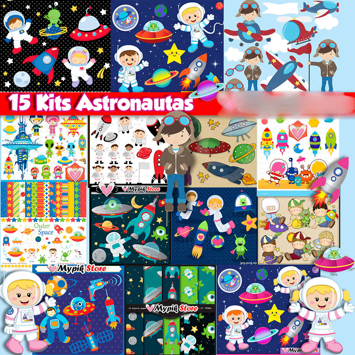 Combo 15 kits Digitais Astronaura 1