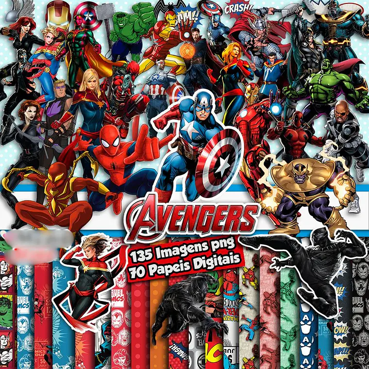 Kit Digital Vingadores 1