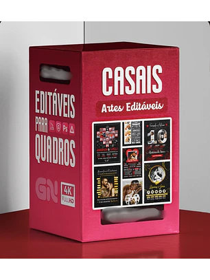Combo de Arquivos de Quadros Dia dos Namorados