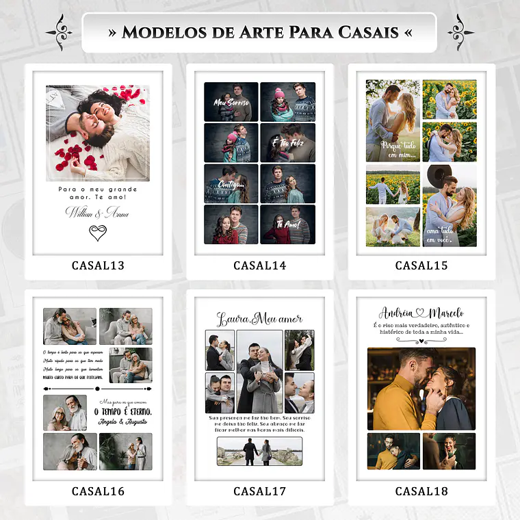 Combo de Arquivos de Quadros Dia dos Namorados 9
