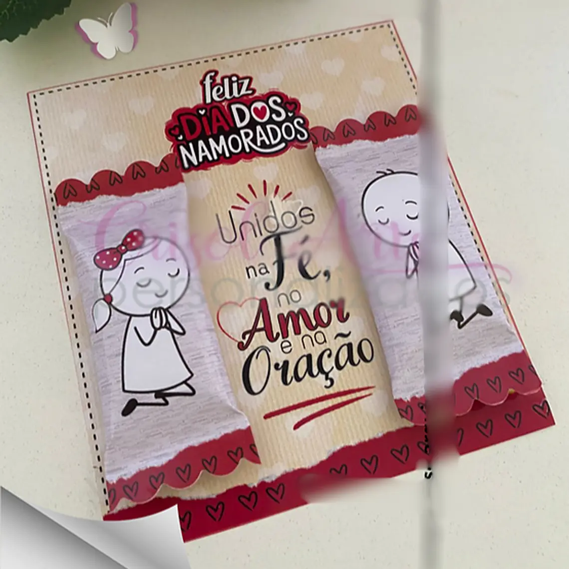 Arquivo Digital Kit card e adesivo para balinhas dia dos namorados 1