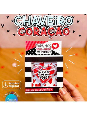 Arquivo Digital Chaveiro Namorados