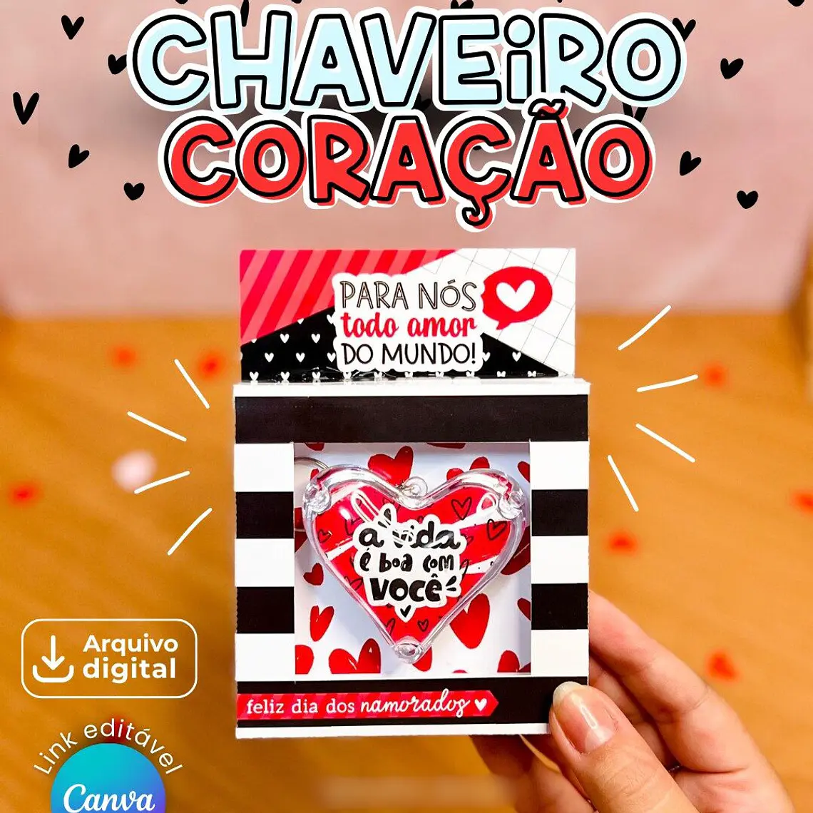 Arquivo Digital Chaveiro Namorados 1