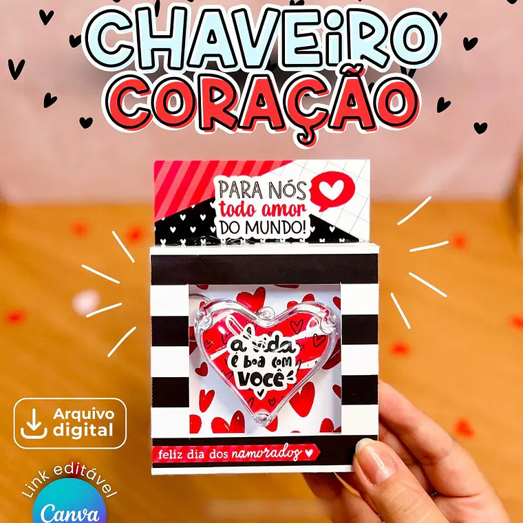 Arquivo Digital Chaveiro Namorados 1