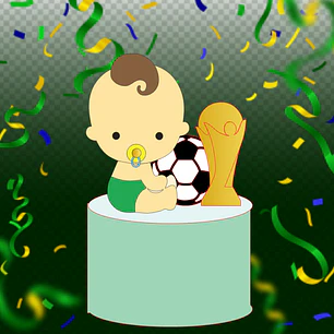 Arquivo Topo de Bolo Copa do Mundo Bebê