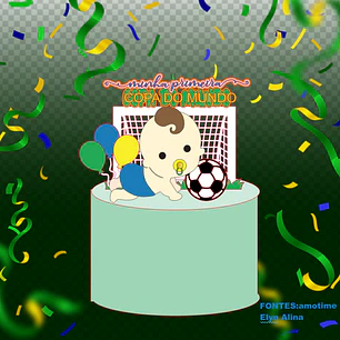 Arquivo Topo de Bolo Copa do Mundo 1ª Copa