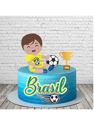 Arquivo Topo de Bolo Copa do Mundo Brasil Baby