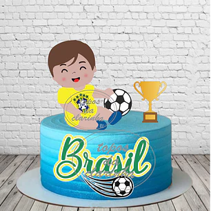 Arquivo Topo de Bolo Copa do Mundo Brasil Baby