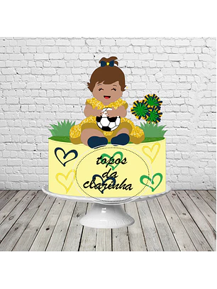 Arquivo Topo de Bolo Copa do Mundo Baby Girls